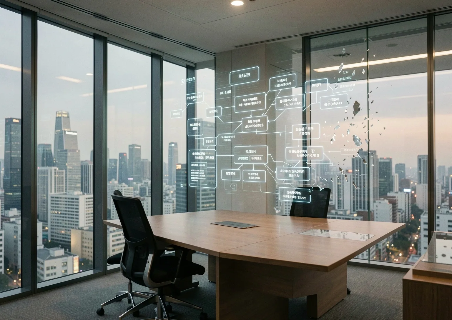 Architectural conceptualization of corporate structure